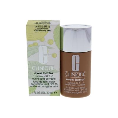 Plus Size Women's Even Better Makeup Spf 15 - Dry To Combination Oily Skin -1 Oz Foundation by Clinique in Honey