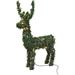 The Holiday Aisle® Prelit Lights Artificial Outdoor Topiary Yard Decor Lawn Art/Figurine Plastic in Green | 10.83 H x 11.81 W x 14.96 D in | Wayfair