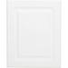 Winston Porter Jaiven Recess-Mount Raised Panel Door Medicine Cabinet, 16" X 20", Plastic Body, White Wood in Brown | Wayfair