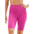 Plus Size Women's Swim Bike Short by Swim 365 in Fluorescent Pink (Size 26) Swimsuit Bottoms