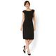 Jerseykleid HERMANN LANGE COLLECTION Gr. 42, N-Gr, schwarz Damen Kleider Freizeitkleider