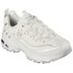Sneaker SKECHERS "D'LITES" Gr. 39, beige (weiß, lavendel) Damen Schuhe Ugly Shoes Sneaker low