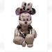 Disney Toys | Disney Parks Black And White Denim Minnie Mouse 15" Plush | Color: Black/White | Size: Plush 15"
