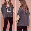 Anthropologie Tops | Akemi & Kim Anthro Kimono Swing Art Deco | Color: Blue/Gray | Size: Xs