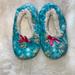 Disney Shoes | Disney Frozen Slippers | Color: Blue | Size: No Size Tag - 8 Inches Long