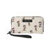 Disney Bags | Disney Women's Minnie Mouse Zip Around Wallet All-Over Character Print Wristlet | Color: Cream | Size: Os