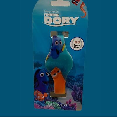 Disney Accessories | Disney Pixar Finding Dory Led Watch | Color: Blue/Orange | Size: One Size