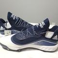 Adidas Shoes | Adidas Three Stripe Life Men's Baseball Cleats Brand New 13.5 | Color: Blue/White | Size: 13.5