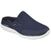 Clog SKECHERS "SUMMITS", Herren, Gr. 46, blau (navy), Textil, sportlich, Schuhe Sommerschuh, Sommerschuh, Schlappen, Urlaub, im sportiven Look