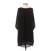 H&M Casual Dress - Midi: Black Solid Dresses - Women's Size 4