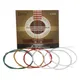 Cordes en nylon colorées classiques pièces et accessoires musicaux 6 pièces/ensemble