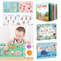 Livre Silencieux Montessori pour Bébé et Enfant Jouet d'ApprentiCumbria avec Fruits et Animaux Jeu