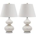 Safavieh Eva Double Gourd Glass 24 Inch Table Lamp - LIT4086A-SET2