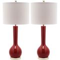 Safavieh Mae Long Neck Ceramic 30 Inch Table Lamp - LIT4091E-SET2