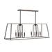 Safavieh Onia 49 Inch 8 Light LED Linear Suspension Light - PND4095A