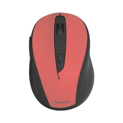Hama Optische Funkmaus »MW-400 V2« rot, 6.5x4.2x9.6 cm