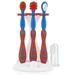 Nuby 4 Stage Oral Care Set System Red/Blue