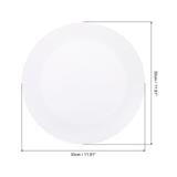 Painting Canvas Panels, 4 Pack 12x12 Inch Round Blank Art Board, White