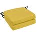 16-inch Indoor/Outdoor Solid Chair Cushions (Set of 2) - 16 x 16