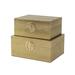 A&B Home Yasmeen Nesting Boxes - Set of 2 - Bronze/Gold