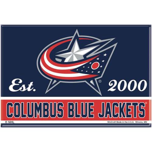 Columbus Blue Jackets Columbus Blue Jackets Metallmagnet 2,5x3,5