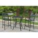 International Caravan Segovia Iron Set of Three Bar Bistro Group