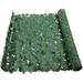 Miumaeov Green Artificial Faux Ivy Palm Leaf Privacy Fence Panel Wall Screen 118 x 39.4