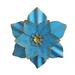 JDEFEG Daisies Artificial Flowers Metal 1Pc Wall Creative Flower Decoration Interior Home Decor Artificial Foreskin Christmas Decorations Metal Blue