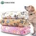 Dog Blankets for Small Dogs - 3 Pack Cat and Dog Blanket Soft & Warm Fleece Flannel Pet Blanket for Puppy Small Dog Medium Dog & Large Dog