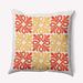 e by design Tropical Resort Square Pillow Cover & Insert Polyester/Polyfill blend in Orange/Yellow | 20 H x 20 W x 7 D in | Wayfair PG799OR14-20