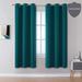 menggutong Curtains 63 Inches Long-Blackout Curtain Panels For BedRoom Solid Window Drapes For Living Room Thermal Insulated Grommet Top 42W X 63L | Wayfair