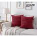 SR-HOME 2 Packs Decorative Throw Pillow Covers For Living Room Couch Bed Sofa, Modern Farmhouse Boho Home Decor in Red | 16 W in | Wayfair