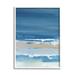 Stupell Industries Crashing Waves Ocean Shoreline Beach Framed Giclee Texturized Wall Art By Ethan Harper_aq-416 in Blue/Brown/Green | Wayfair