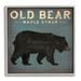 Stupell Industries Vintage Bear Maple Syrup Giclee Texturized Wall Art By Ryan Fowler Wood in Black/Blue/Brown | 12 H x 12 W x 1.5 D in | Wayfair