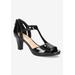 Women's Flash Sandal by Easy Street in Black Patent (Size 10 M)