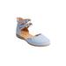 Women's The Marlowe Flat by Comfortview in Chambray (Size 11 M)