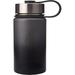 Orchids Aquae 24 oz Double Wall Vacuum Insulated Stainless Steel Water Bottle w/ Straw Stainless Steel in Gray/Black | 14oz | Wayfair