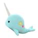 Birthday Gift 25cm Baby Kid Girl Soft Toys Plush Toys Toy Decorations Narwhal Whale Stuffed Toys Whale Plush Toy Sea Animal GREEN
