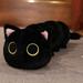 Appease Doll Accompany Toy Sleep Pillow Home Decor Soft Toy Soft Pillow Plush Toy Cat Stuffed Toy Caterpillar Doll Plush Doll BLACK 80CM