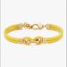 Kate Spade Jewelry | Kate Spade Know The Ropes Cord Bracelet Nwt | Color: Gold/Yellow | Size: 7.25”