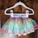 Disney Bottoms | Disney Rainbow Colorful Waves Design Tulle Tutu Baby Girl Size 12 Months | Color: Blue/Pink | Size: 12mb