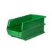 LocBin 14-3/4 In. L x 8-1/4 In. W x 7 In. H Green Stacking Hanging Interlocking Polypropylene Bins 6 CT