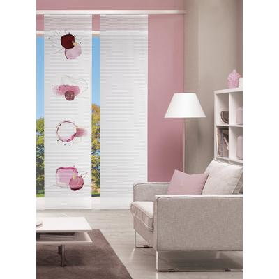 Schiebegardine VISION S "SCHIEBEVORHANG DIGITALDRUCK BAMBUS-OPTIK 'MANCHAS'", lila, B:60cm H:260cm, Polyester, Gardinen, DIGITALDRUCK - INDIVIDUELL KÜRZBAR Image
