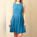 J. Crew Dresses | Jcrew Pleated Dress | Color: Blue | Size: 0