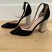 Kate Spade Shoes | Kate Spade Black Suede Glitter/Sequin Heel Size 8.5 | Color: Black | Size: 8.5