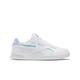 Reebok Damen Court Advance Vegan Sneaker, Footwear White Lilac Glow Classic Teal, 35 EU