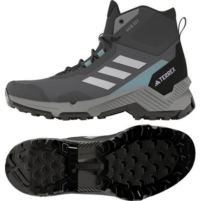 Wanderschuh ADIDAS TERREX "EASTRAIL 2.0 MID RAIN.RDY", Gr. 38, grau (grau five, dash grau, core schwarz), Synthetik, Tex