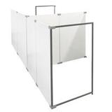 6'W x 12'D x 5'H Economy White Laminate Set of 2 Add-On Modular Offices