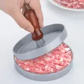 Presse à viande manuelle antiarina moules ronds en alliage d'aluminium pour barbecue burger