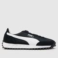 PUMA easy rider ii trainers in black & white